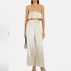 THE RANGE Cropped Satin Camisole—NWT Size S